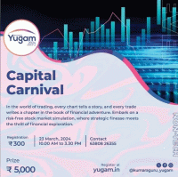 YUGAM'24 Capital Carnival Technical Event Poster